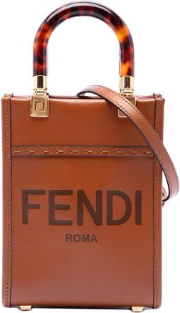 Fendi Pre-owned Fendi Mini Leather Sunshine Shopper Tote Unisex 7XDFLP1JYUH9AN0B