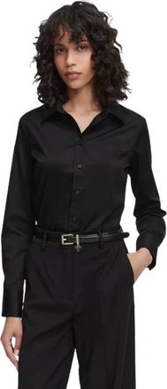 Guess Dames, Blouses & Shirts, Zwart, Maat: XS Katoen