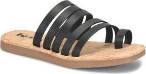 Korks Marisol Toe Loop Slide Sandal in Black at Nordstrom Rack, Size 10