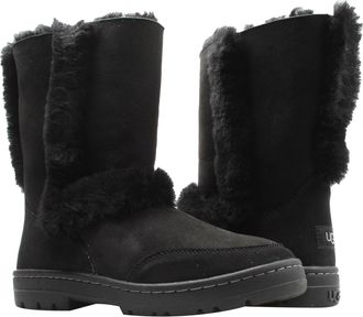 UGG Australia Sundance Short II Revival Black Womens Boots 5343O-BLK