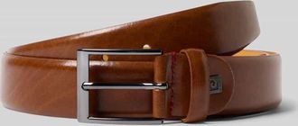 Pierre Cardin Gürtel mit Label-Detail in Cognac, Größe 100