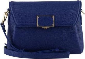 Pourchet Tassen, Dames, Blauw, ONE Size, Leer, Le Carat Schoudertas