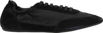 Prada Mens Sneakers Black Upper: Recycled Polyamide Lace-Up Shoes Flat