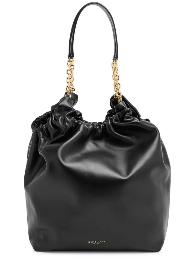 Miami Leather Tote - Black