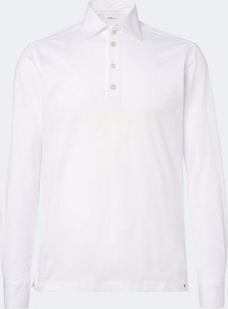 Kiton Cotton poplin polo top