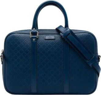 Gucci Borsa da lavoro vintage Pre-owned - - Pre-owned - Donna - Blu - ONE SIZE