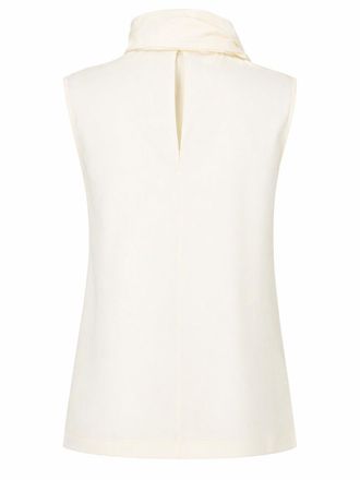 Bottega Veneta Silk-Satin Blouse - White