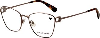 Longchamp Womens 54mm Light Gold Azure Eyeglasses LO2162-770-54