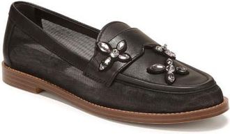 Franco Sarto Stellan Embellished Loafer in Black at Nordstrom, Size 9.5