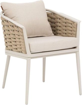 Hesperide Hesperide - Set di 2 poltrone da giardino yconia in alluminio e poliestere color argilla e beige - Hesp&eacute;ride