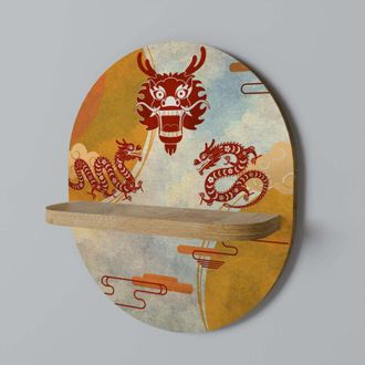 OEM Estante Ovalado Drag&oacute;n M&iacute;stico