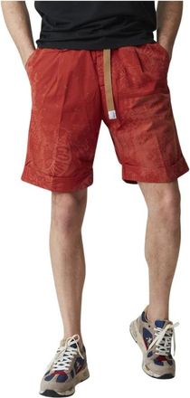 White Sand Stijlvolle Bermuda Shorts voor Mannen - Heren - Korte Broeken - Rood - S - Korte Broeken