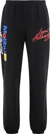Local Authority Cotton Track Pants - Heren - Sweatpants - Zwart - L - Katoen - Broeken