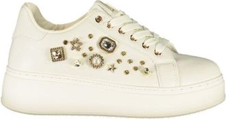 Laura Biagiotti Bianco Polyurethaan Dames Sneaker