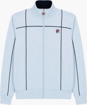 Fila Mens Fila Armando Track Top Jacket Skyway/Fila Navy - Size: XXL