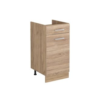Vicco Mueble Bajo De Cocina R-line, Sonoma/roble Dorado, 40 Cm Sin Encimera, Vicco