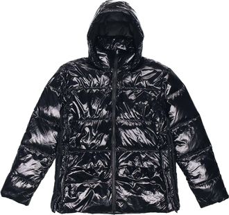 adidas (WMNS) adidas Glossy A-Shape Down Puffer Jacket Asia Sizing Black GD2497