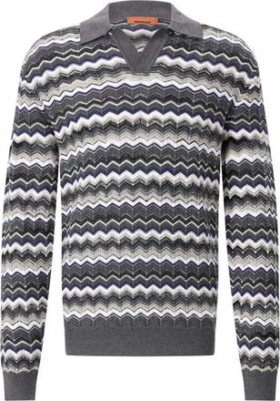 Missoni Heren, Truien, Grijs, Maat: L Wol