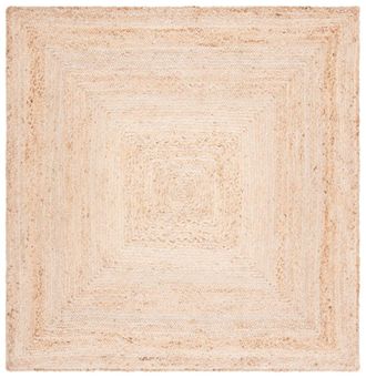 Safavieh Alfombra yute beige 152 x 152 cm