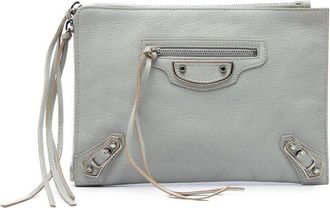 Balenciaga Pre-owned Balenciaga Goatskin Motocross Classic Metallic Edge Clutch Ladies 1VD73LHADGH6MYGI