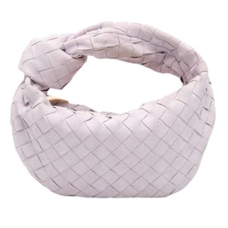 Bottega Veneta Pre-owned Mini Intrecciato Jodie - Dames - Pre-owned - Paars - Maat: ONE Size Leer