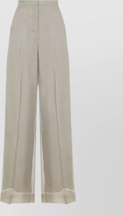 Max Mara silk wide-leg trousers