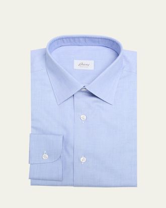 Brioni Mens Cotton Dress Shirt