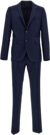 Tagliatore Navy Blue Bruce Wool Suit