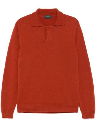 Zanone Polo in lana vergine - Arancione