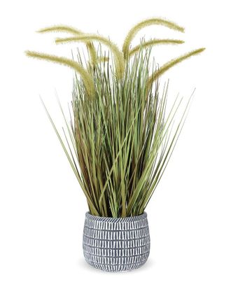 Safavieh Faux 21In Potted Grass Plant