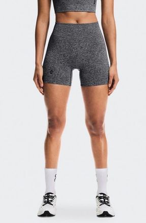 On Studio Knit Bike Shorts in Graphite Heather at Nordstrom, Size X-Small