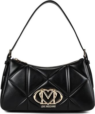 Love Moschino Borsa a spalla Embossed Q - - Bags - Donna - Nero - ONE SIZE