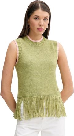Never Fully Dressed Dames, Truien, Groen, Maat: M Wol