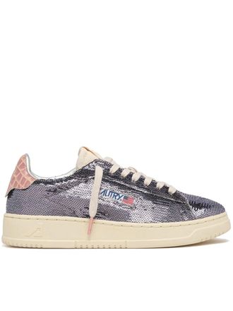 Autry Metallic Dallas Low Sequin Sneakers