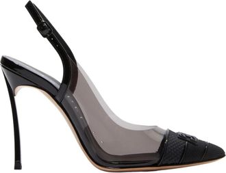 Casadei Fluo Toe Cap Pumps - Dames - Pumps - Zwart - 36 1/2 EU - Schoenen