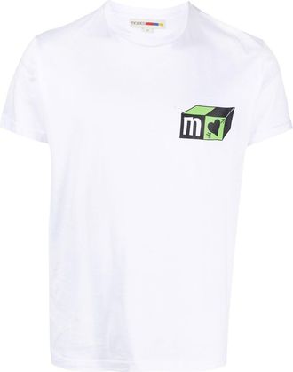 MODES graphic-print short-sleeved T-shirt - unisex - Cotton - XXXL - White