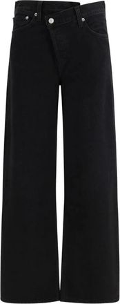 A Gold E Arc Criss Cross Jean - Dames - Loose Fit Jeans - Zwart - W27 - Katoen - Jeans