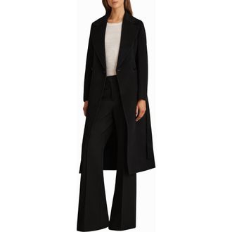 Reiss Lucia Coat in Black at Nordstrom Rack, Size 8 Us / 12 Uk