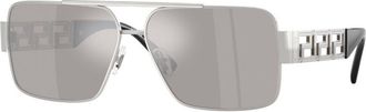 Versace VE2290 10016G Mens Sunglasses Silver Size 61