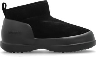Moon Boot Mezzaluna Lage sneeuwlaarzen - Dames - Winterlaarzen - Zwart - 41 EU - Leer - Schoenen