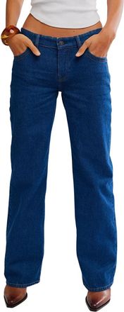 Free People We The Free Tennessee Boyfriend Jeans Womens Rinse Denim GBO3778