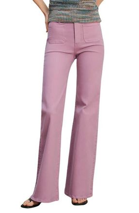 Veronica Beard Joplin Patch Pocket Wide Leg Jeans in Orchid Haze at Nordstrom, Size 23