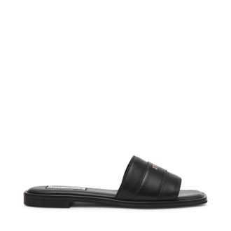 Steve Madden Ashten Sandal BLACK LEATHER
