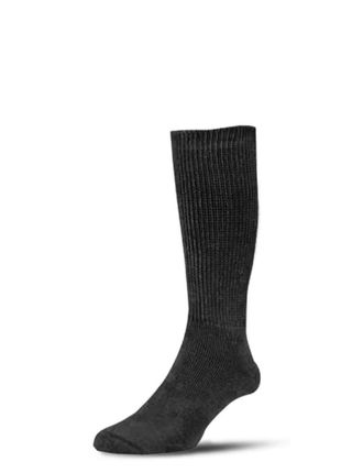 Hj Hall Mens 1 Pair Wool Diabetic Socks 11-13 Mens Black