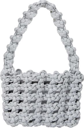 Kara Handbags, female, Gray, Size: ONE SIZE Knot Armpit Shoulder Bag
