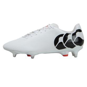 Canterbury Of New Zealand Unisex Adult Speed Raze Zachte Grond Rugbyschoenen (Wit, Zwart, Rood)