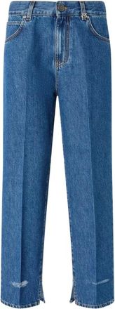 Pinko Losse Ocean Denim Broek - Dames - Regular Fit Jeans - Blauw - W29 - Denim - Jeans