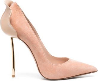 Le Silla Petalo 100mm suede pumps - women - Suede - 41.5 - Neutrals
