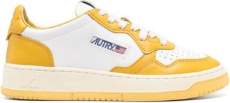 Autry Stijlvolle Sneakers voor Mannen en Vrouwen - Dames - Sneakers - Geel - 41 EU - Schoenen