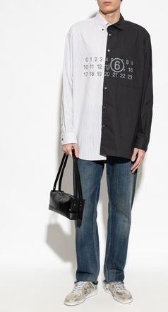 Maison Margiela Shirt With Print, Mens, Black